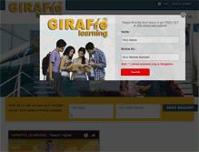 Tablet Screenshot of giraffe-learning.com